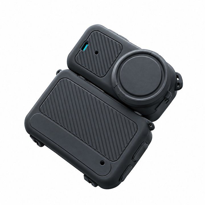Ốp Bảo Vệ Bằng Silicon aMagisn Cho Camera Hành Động DJI Osmo Nano - Đen