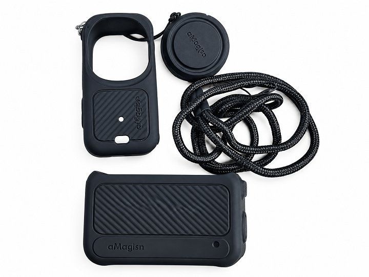Ốp Bảo Vệ Bằng Silicon aMagisn Cho Camera Hành Động DJI Osmo Nano - Đen