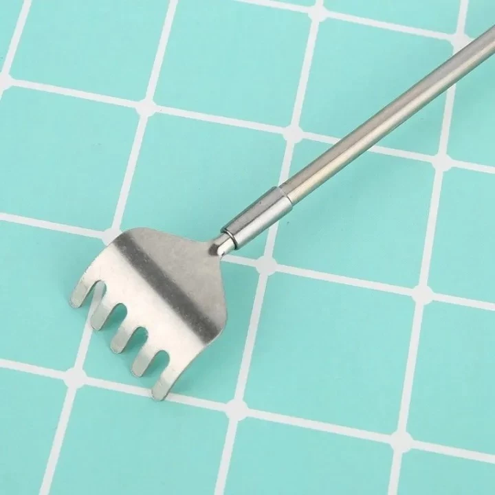 Cây gãi lưng bàn tay inox xếp gọn tiện dụng