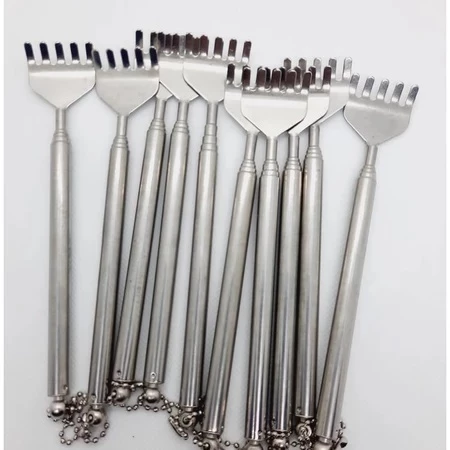 Cây gãi lưng bàn tay inox xếp gọn tiện dụng