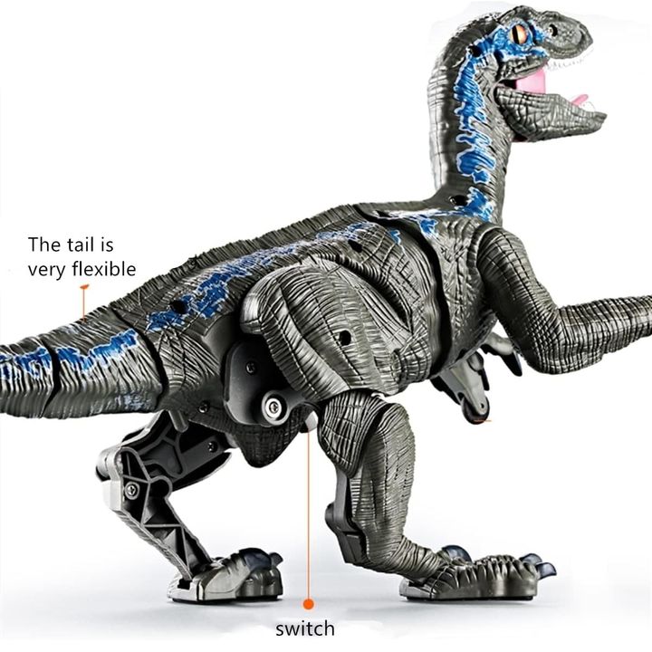 Đồ chơi khủng long điều khiển từ xa Velociraptor Tyrannosaurus Rex mô phỏng âm thanh