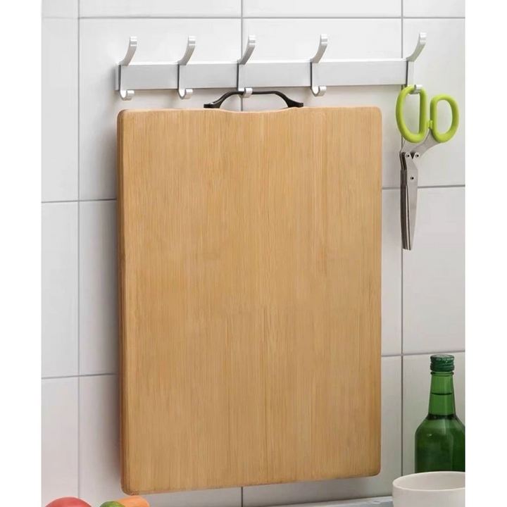 Thớt gỗ tre chữ nhật kích thước lớn 34x24cm tiện dụng