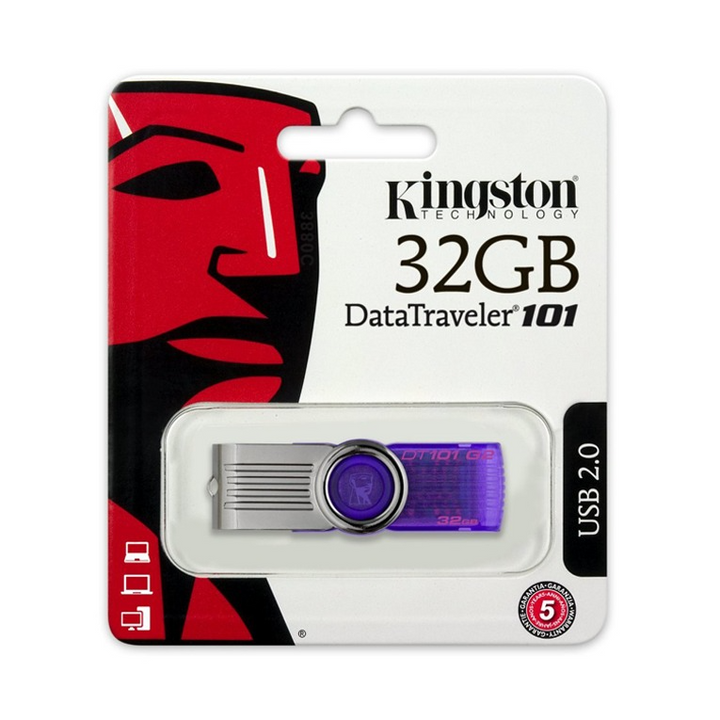USB 101 2.0 Kingston 32GB lưu trữ dữ liệu tiện dụng