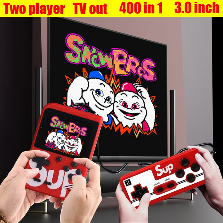 Hình ảnh Máy chơi game cầm tay SUP G3 Plus 300 Game và tay cầm chơi 2 người 