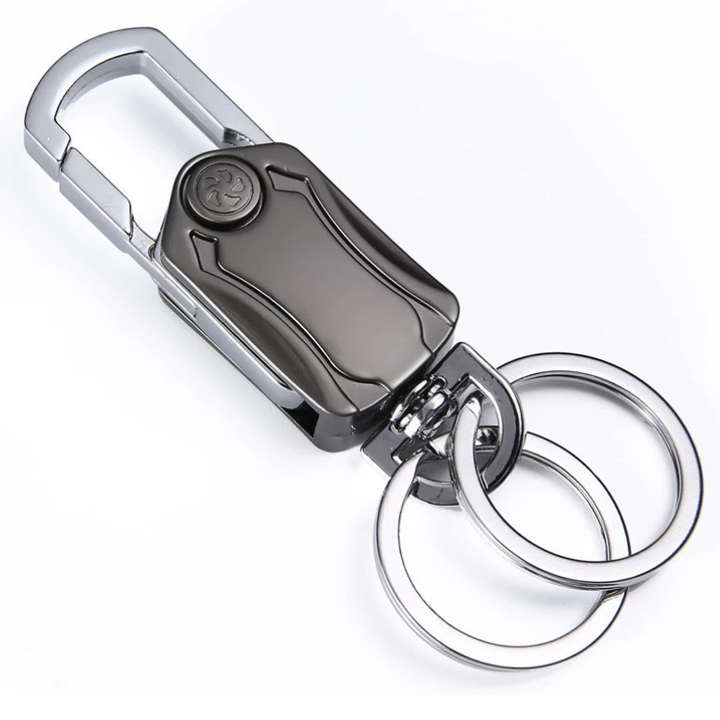 Móc khóa inox cao cấp đa năng dùng cho ô tô và xe máy