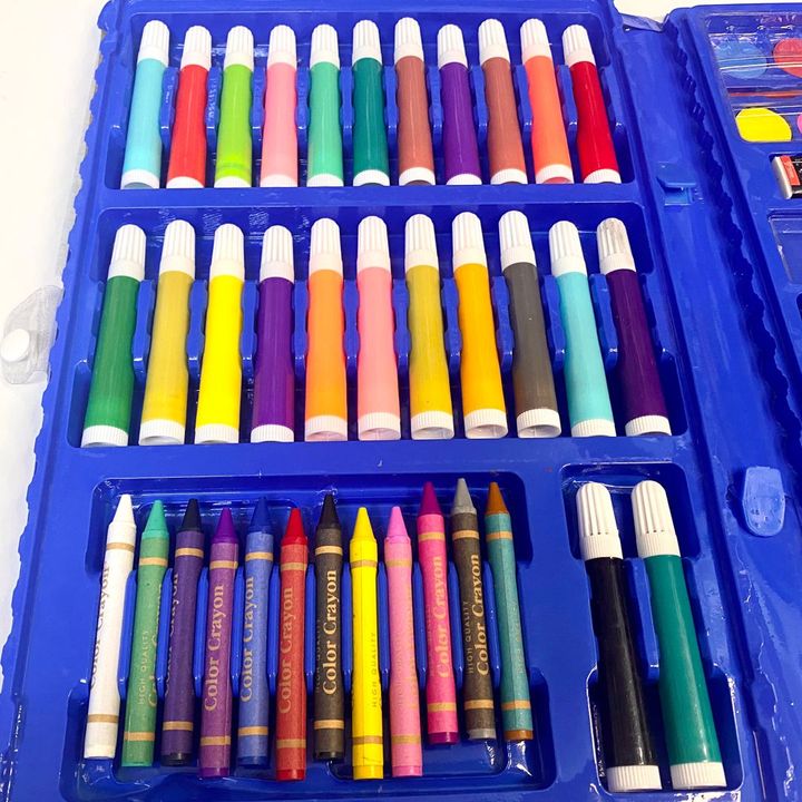 Combo 86 món bút tô màu tập vẽ cho bé