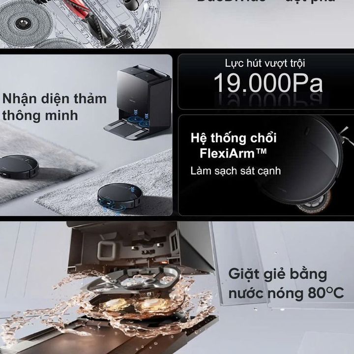 Robot hút bụi Roborock Saros 10R