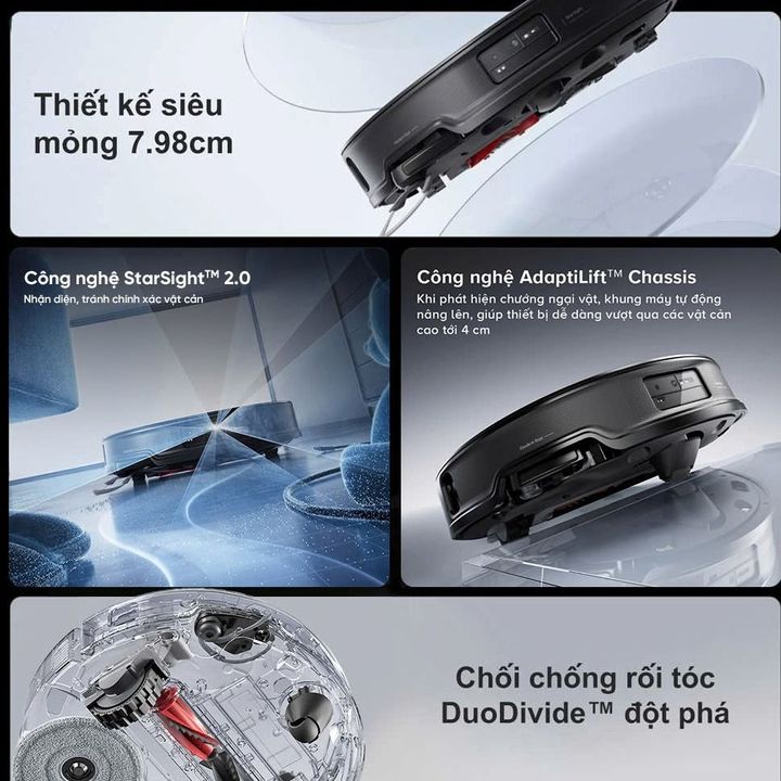 Robot hút bụi Roborock Saros 10R