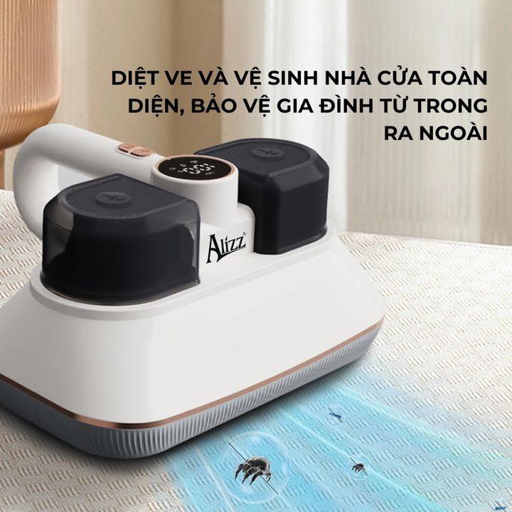Máy hút bụi cầm tay ALIZZ AL-13902 vệ sinh giường nệm