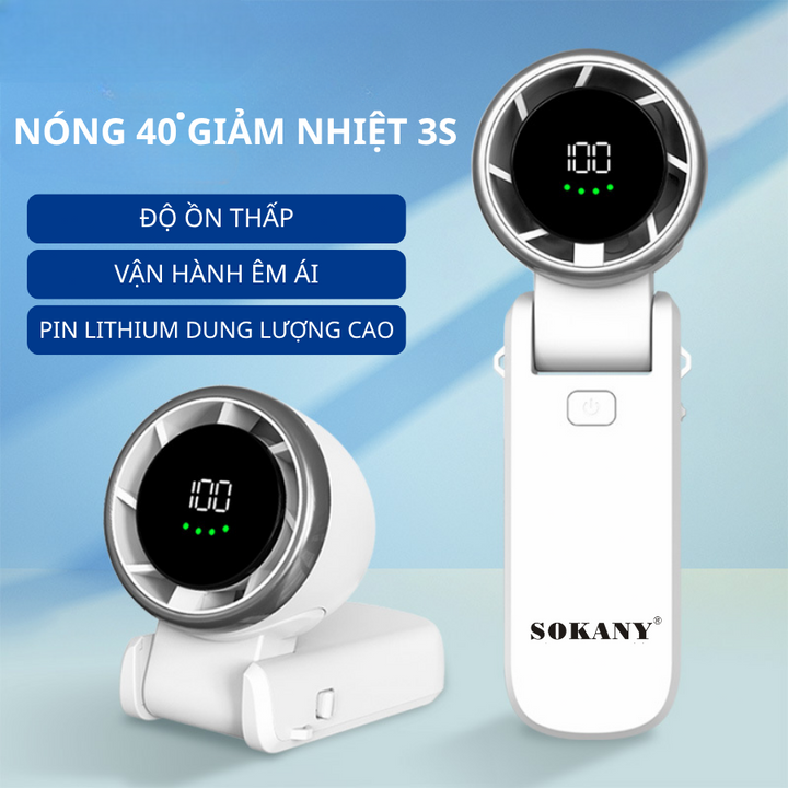 Quạt cầm tay SOKANY-14636 màn hình kỹ thuật