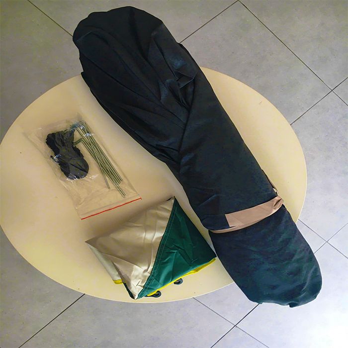 Lều Cắm Trại Du Lịch Tự Bung Tự Động 2 cửa ra vào, 2 cửa sổ kích thước 2 x 2x 1.35m cho 3-4 người