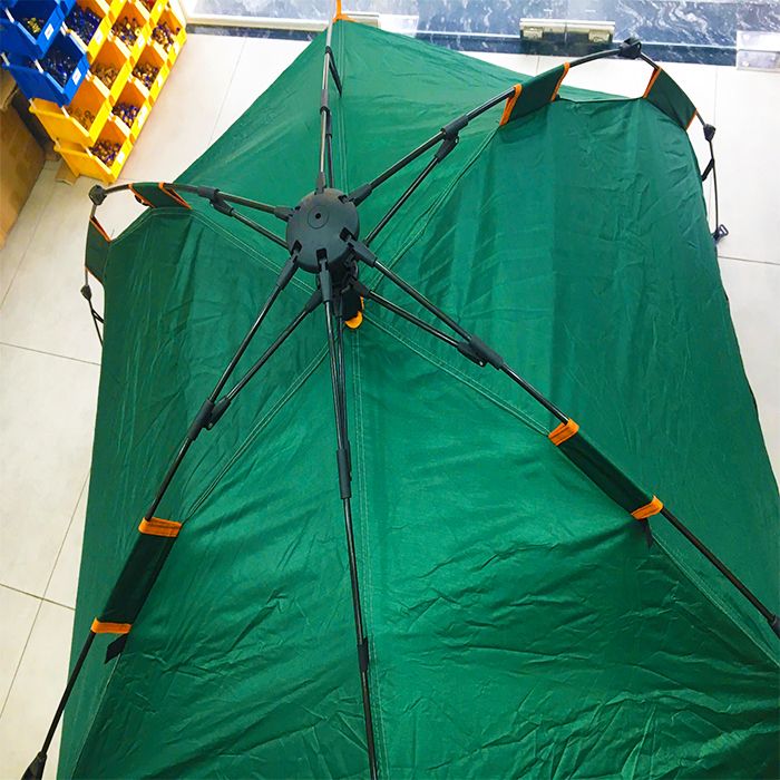 Lều cắm trại du lịch tự bung tự động 2 cửa ra kích thước 2x1.5x1.3m cho 2-3 người