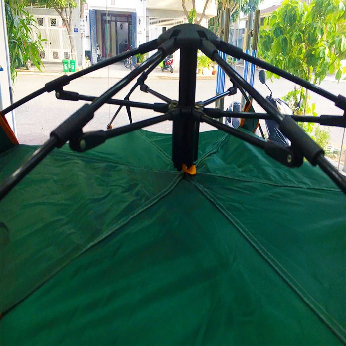 Lều cắm trại du lịch tự bung tự động 2 cửa ra kích thước 2x1.5x1.3m cho 2-3 người