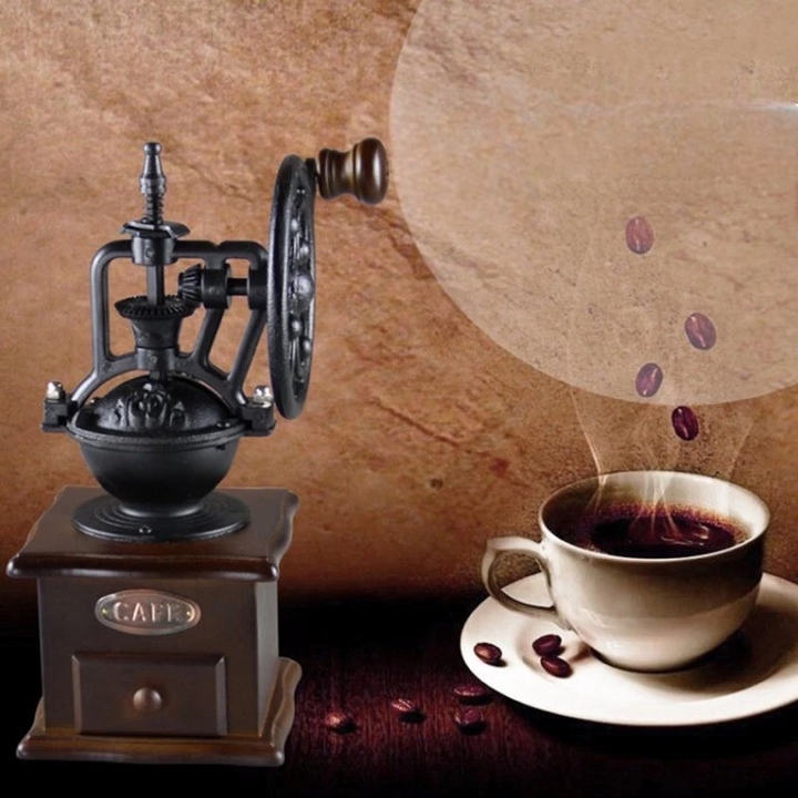 Máy xay cafe bằng tay phong cách cổ điển