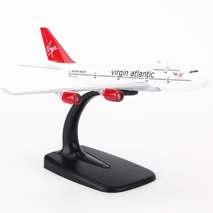 Mô hình Máy bay Virgin Atlantic Boeing B474 16cm