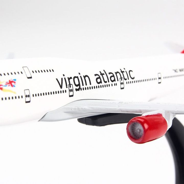Mô hình Máy bay Virgin Atlantic Boeing B474 16cm 