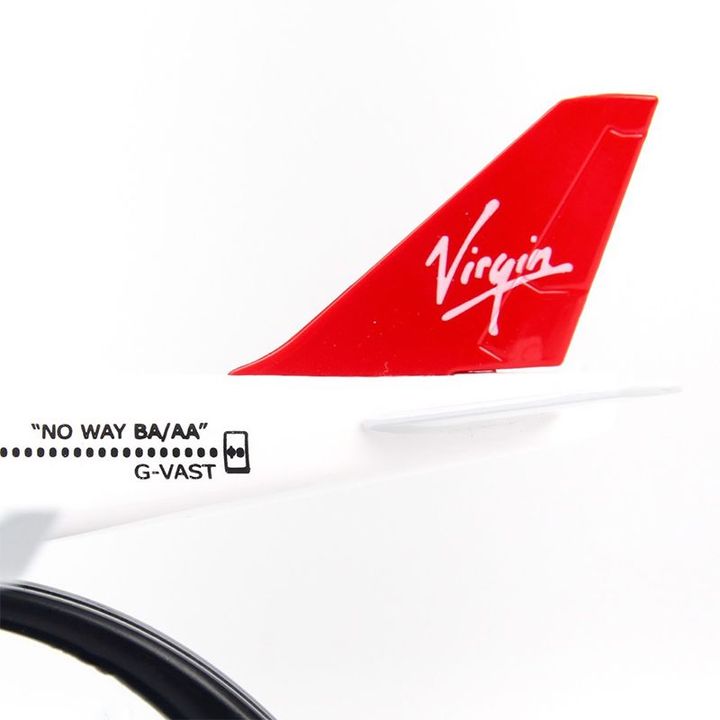 Mô hình Máy bay Virgin Atlantic Boeing B474 16cm 