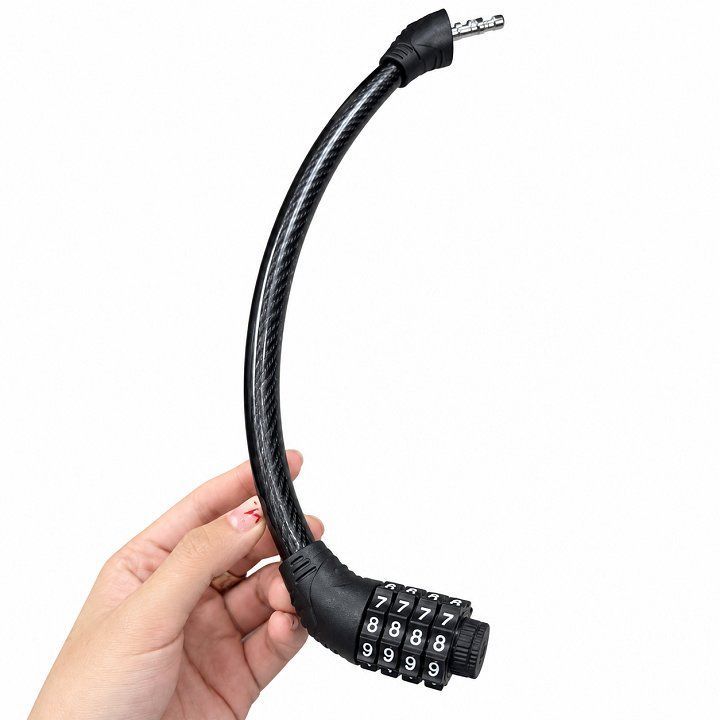 Ổ Khóa dây lõi thép dùng mật mã 4 số