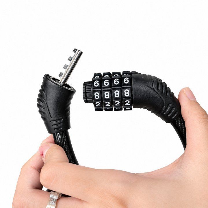 Ổ Khóa dây lõi thép dùng mật mã 4 số