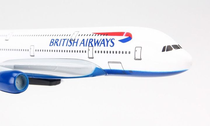 Mô hình Máy bay British Airways Airbus A380 20cm