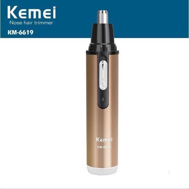 Máy cắt tỉa lông mũi mini Kemei KM-6619 tiện dụng