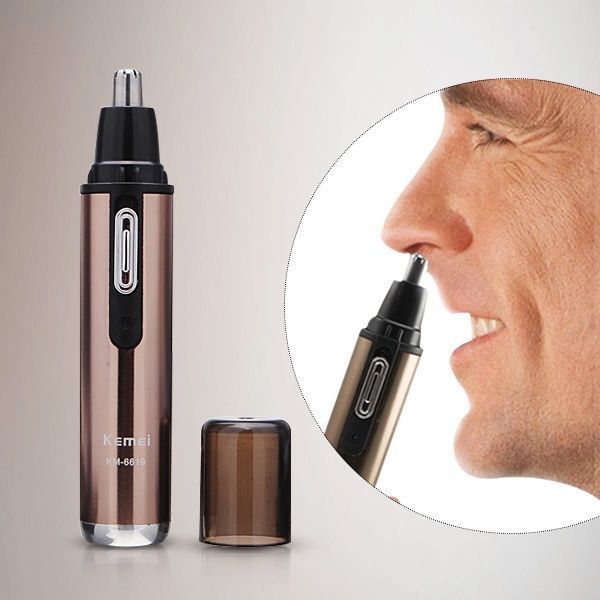 Máy cắt tỉa lông mũi mini Kemei KM-6619 tiện dụng
