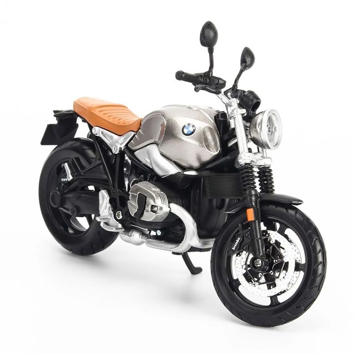 Mô hình Xe mô tô BMW R Nine T Scrambler Gray 1:12