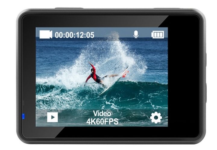 Camera hành động C1S có điều khiển từ xa Wifi 4K Ultra HD hai màn hình