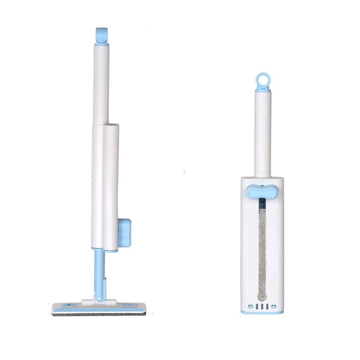 Cây lau bếp kính mini tự vắt gọn nhẹ tiện dụng