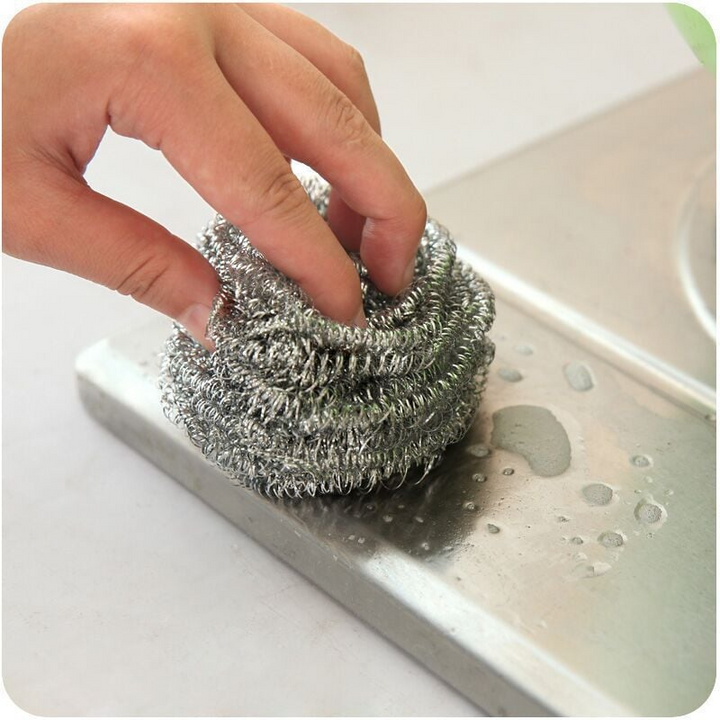 Bộ 6 búi cọ xoong nồi inox làm sạch tiện dụng