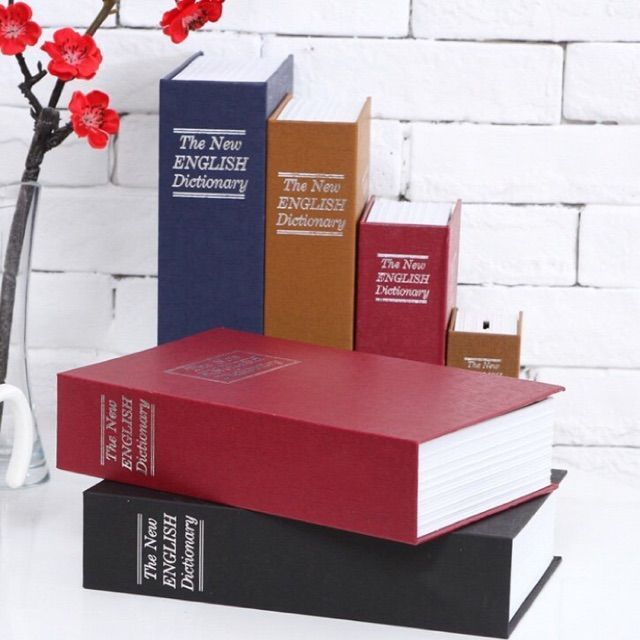 Két sắt mini hình quyển sách từ điển tiếng Anh 10005