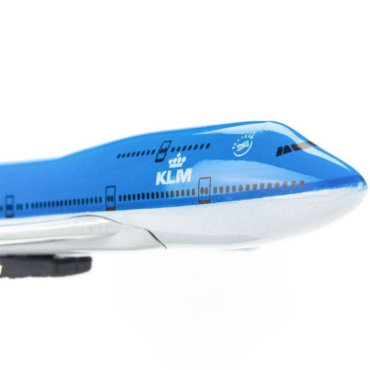 Mô hình Máy bay KLM Royal Dutch Airlines Boeing B747 16cm