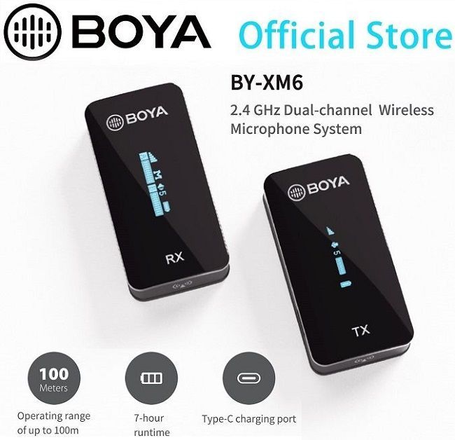 Microphone Boya BY-XM6-S2 (TX+TX+RX)