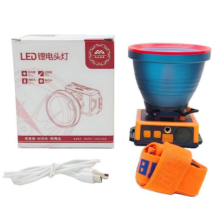 Đèn pin đội đầu GY-9551 công suất 2000W - chiếu sáng mạnh mẽ ánh trắng