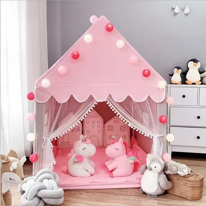 Lều đồ chơi cho bé tập làm công chúa, hoàng tử - màu hồng