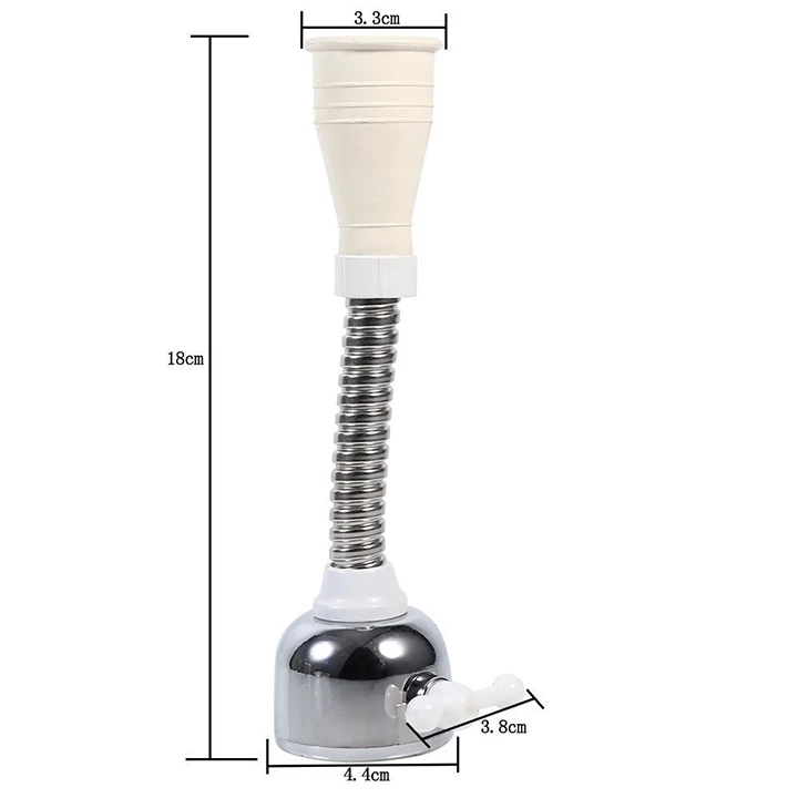 Đầu vòi nước tăng áp xoay 360 độ 2 chế độ phun