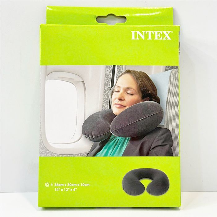 Gối tựa đầu du lịch chữ U bơm hơi du lịch tiện lợi INTEX 68675