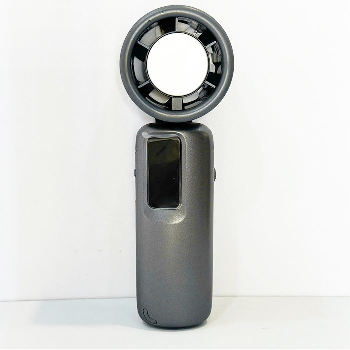 Quạt cầm tay sò lạnh SS-030 gập 180° - Xám ánh kim