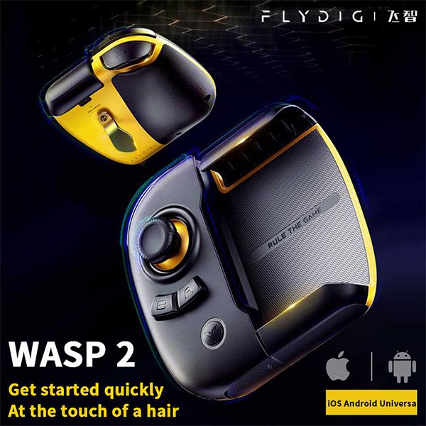 Tay cầm chơi game Flydigi Wasp 2 hỗ trợ PUBG, FreeFire, Liên Quân Mobile