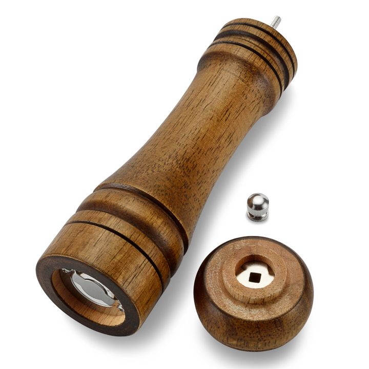 Dụng cụ xay tiêu bằng gỗ nhỏ gọn 8 inch