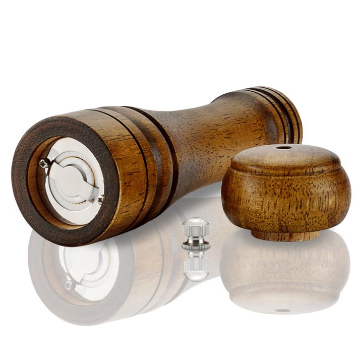 Dụng cụ xay tiêu bằng gỗ nhỏ gọn 8 inch