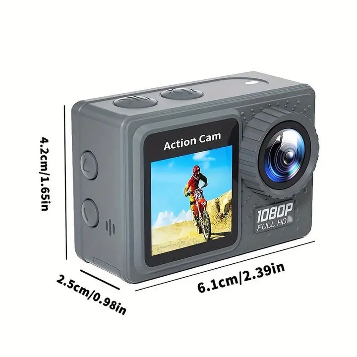 Camera action ZAGIN C6A 1080P 2 màn hình giá rẻ