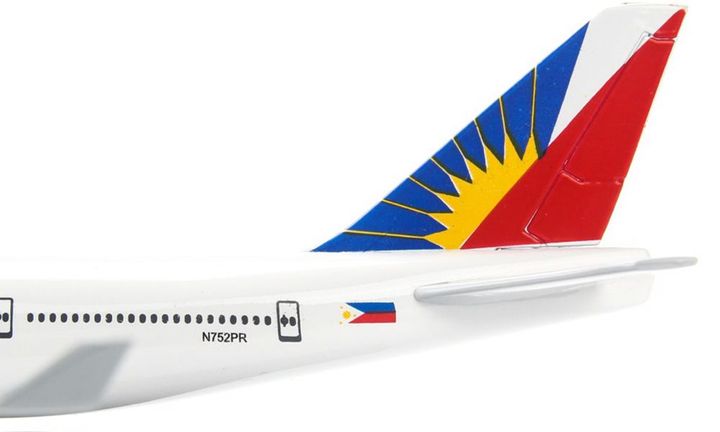 Mô hình Máy bay Philippine Boeing B747 16cm