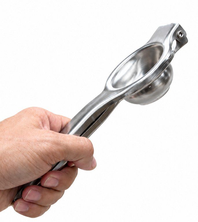 Dụng cụ ép chanh, ép tắc chất liệu Inox 304 không gỉ, an toàn cho thực phẩm