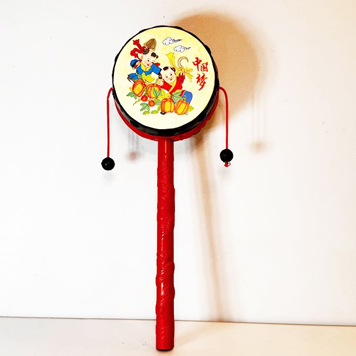 Trống Lắc Tay Truyền Thống Cho Trẻ Em