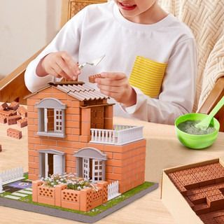 Bộ đồ chơi DIY xây dựng mini nhà biệt thự Manor (241) chi tiết