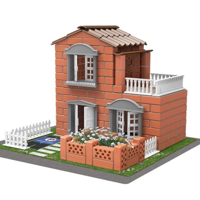 Bộ đồ chơi DIY xây dựng mini nhà biệt thự Manor (241) chi tiết
