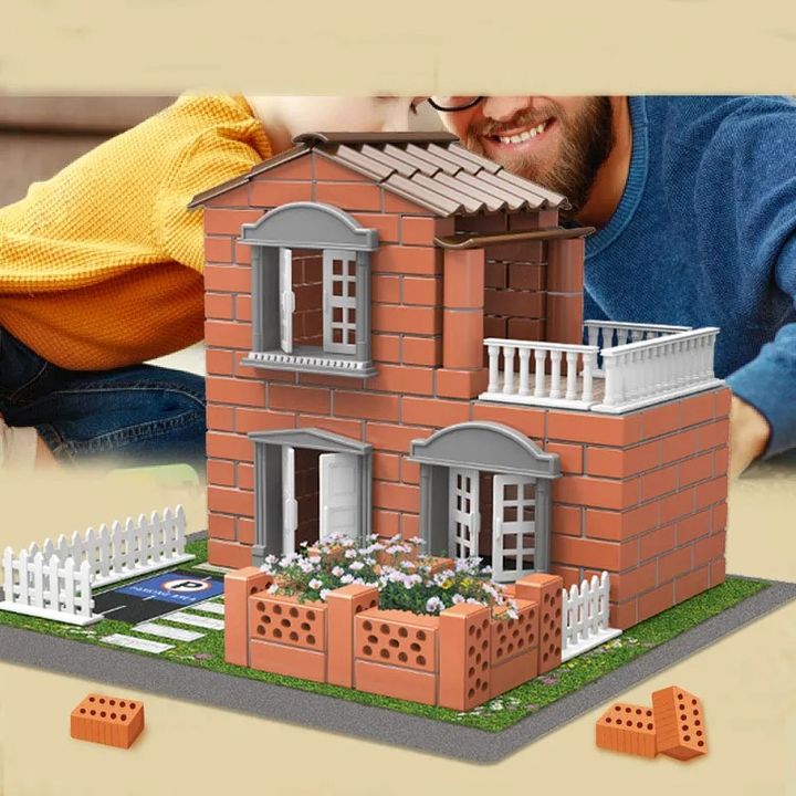 Bộ đồ chơi DIY xây dựng mini nhà biệt thự Manor (241) chi tiết