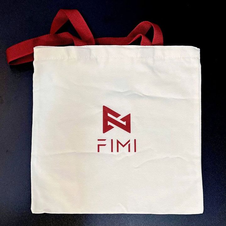 Túi tote vải bố canvas dày đeo vai FIMI kích thước 34x35 cm