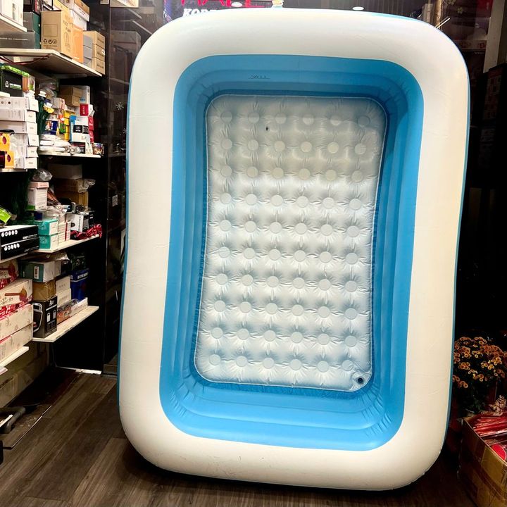 Bế bơi phao bơm 3 tầng cao cấp Intime YT-667 chống trượt an toàn cho bé 210x150x60 cm